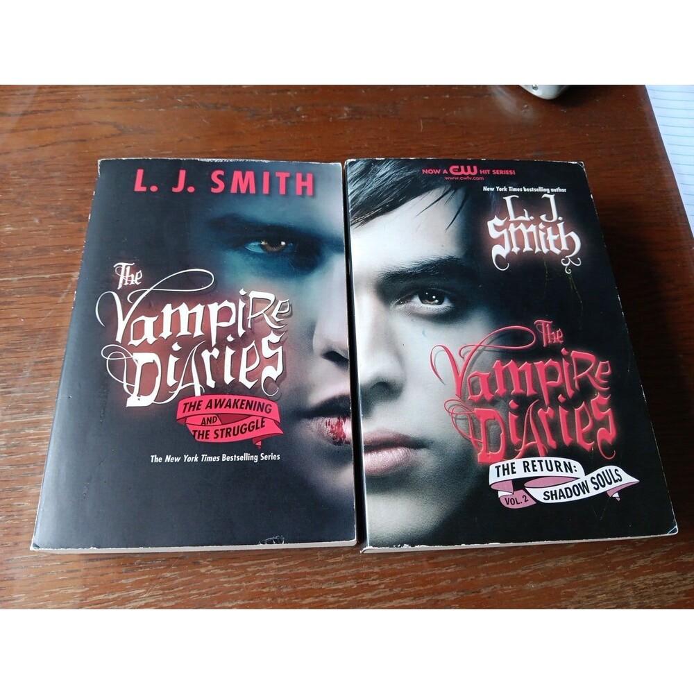 2 Vampire Diaries The Awakening and Struggle & Return Shadow Souls LJ Smith PBs